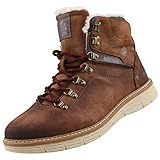  MUSTANG Herren Stiefel gefüttert Braun, Schuhgröße:EUR 44