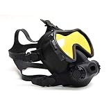 Ocean Technology Systems Spectrum Full-Face Mask, Black, Diving Full-Face Mask, Adult, Cold Water Diving