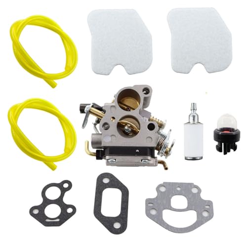 MCHNIC Kit de Carburateur Pour MCCULLOCH CS340 CS380 Filtre à air Carburant poire d'amorçage conduite de carburant