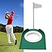 Golf Putting Cup Practice, Putting CupHole Putter Practice Trainer Tool Indoor Outdoor Plastic Golf Practice Aid with Adjustable Hole White Flag for Home Office Backyard Golfing