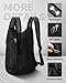 WATERFLY Faltbarer Rucksack Klein 15L: Ultraleicht Wanderrucksack Packable Tagesrucksack Sportliche Backpack Lightweight Daypack für Wandern Fahrrad Outdoor Trekking Herren Damen
