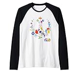 BILSWC01427 Star Wars Silhouette Collage Manche Raglan