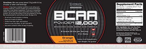 Ultimate Nutrition Flavored Bcaa 12,000Mg Branched Chain Amino Acid Supplement Powder, Orange, Single Serving #TOP1