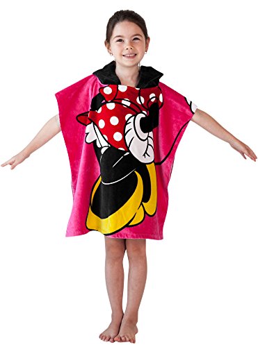 Disney Minnie Mouse Towel Hooded Poncho Bath Beach Girls #TOP4