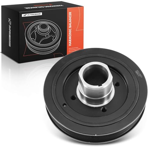 A-Premium Engine Harmonic Balancer Crankshaft Pulley Compatible with Toyota 4Runner 1996-2000, T100 1994-1998, Tacoma 1995-2004, L4 2.4L 2.7L, Replace# 1340875030 by A-Premium - Used condition - US$21.18