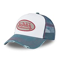 trucker cap made of Cotton, Snapback and with peak One size (approx. 55-58 cm),Adjustable size, Length of visor: 7 cm,Height of crown: approx. 9.5 cm Snapback Edgy everyday trucker style. Von Dutch presents this casual trucker cap with a cool distres...
