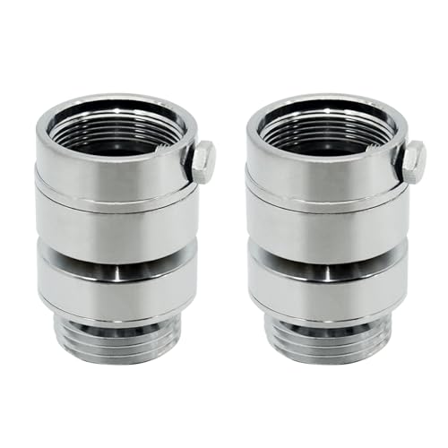 Ebrmeiwo 2Pcs PK1390 Self -Draining Vacuum Breaker Replacement Outdoor Faucet Adapter 1.01 Inner Diameter