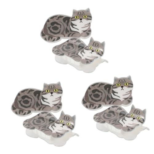 Pinces à cheveux chat FRCOLOR (6 pièces) grandes et petites pour femmes