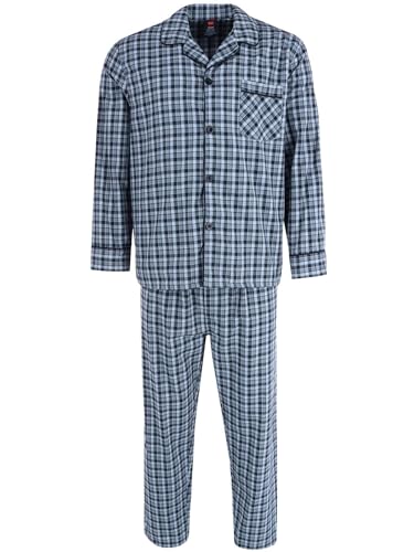 Hanes mens Men's Woven Plain-weave Pajama Set4