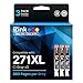 E-Z Ink (TM) Compatible Ink Cartridge Replacement for Canon CLI-271XL CLI 271 XL to use with PIXMA TS8020 TS9020 MG7720 Printer (Gray, 3 Pack)
