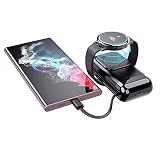 【Cargador de Reloj portátil para Samsung】Aukvite para Samsung Cargador portátil 2 en 1 especialmente diseñado, compatible con su teléfono Samsung y reloj Galaxy, puede cargar su Samsung S22 y Galaxy reloj 4 al mismo tiempo. El cargador 2 en 1 le brinda la mejor experiencia de carga, lo que hace que la carga sea más conveniente.