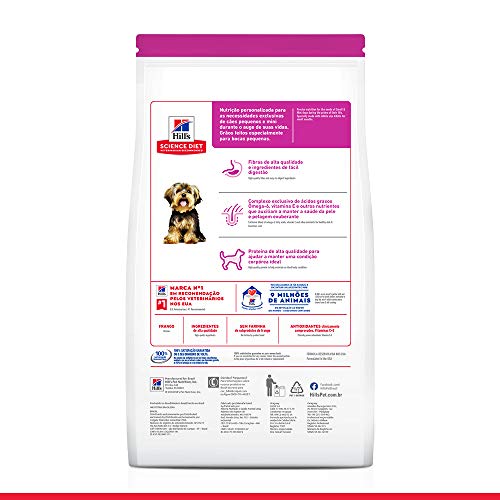 Ração Hill's Science Diet para Cães Adultos Pequenos e Mini 2.4kg