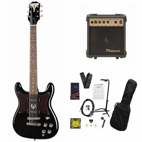 Epiphone/Wilshire P-90 Ebony (EB) PG-10アンプ付属エレキギター初心者セットR