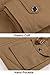 MAGCOMSEN Winter Coats for Mens Military Parka Jacket Fleece Lined Winter Cargo Jackets Khaki M