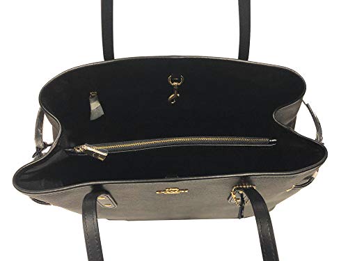 New Coach C Signature Purse Satchel Hand Bag & Wallet 2 Piece Set Brown Black #TOP3