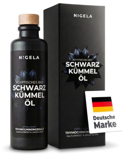 Produktfoto von Nigela BIO Schwarzkümmel Öl | Milder Geschmack für tägliche Routine | 200ml