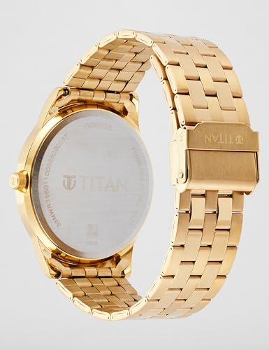 Image of Titan Karishma Festive 3.0 Quartz Green Round Dial Men's Watch | Stainless Steel Strap Material | Watches for Men Analog - 10060YM05