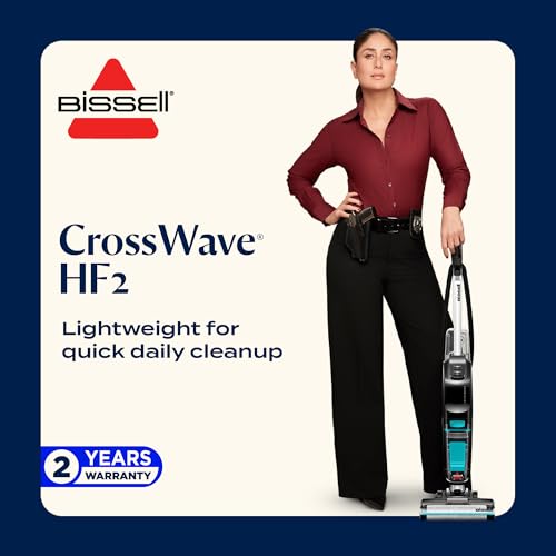 Image of BISSELL CrossWave HF2 | Wet & Dry Hard Floor Cleaner | Vacuums & Mops in One Step | Dual-Tank System | Self-Cleaning Cycle | 2-Year Warranty