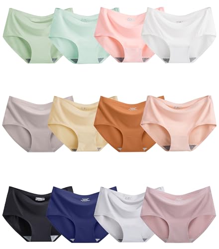 Linzama Teen Girls Underwear Seamless Big Girl Panties Underwear Size 13-14Years Multipack
