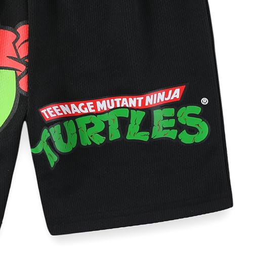 Image of Nickelodeon Teenage Mutant Ninja Turtles Boys Hooded Shirt and Short Set for Toddler and Big Kids