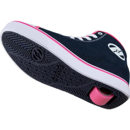 Heelys Veloz Sneaker, Denim Rainbow, 5 UK