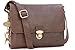 Price comparison product image Catwalk Collection Handbags - Women's Leather Crossbody Bag - Medium A5 Size Messenger Bag - Handbag With Multiple Compartments - Diana - Brown