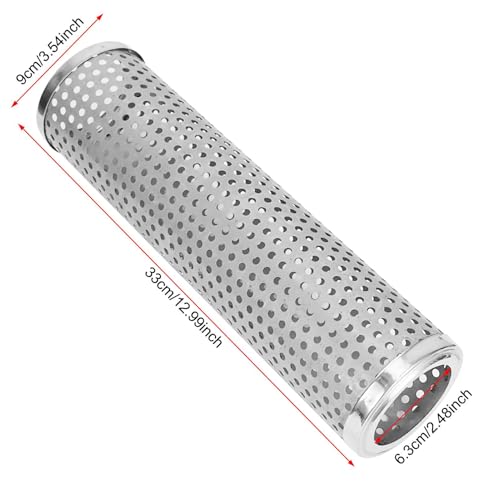 Tubo para ahumar, tubo para ahumar, tubo de pellets duradero para barbacoas y accesorios para ahumar, tubo para ahumar resistente al calor, también como tubo para chimenea de estufa, conexión a - imagen 7
