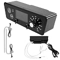 Upgraded LCD Display Trapezoid Grill Controller Board Panel Replacement Kits Compatible for Pit Boss Series 3/4/5/7 Vertical Wood Pellet Smoker with 2 Meat Probes