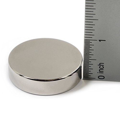Super Powerful Neodymium Disc Magnet Dia 1.5” x 3/8" NdFeB Rare Earth for Home, School & Business. DIY Projects, Hobby and Science Education, Magnetic Therapy and Bottle Opener Magnet - One Piece - Thumbnail 7