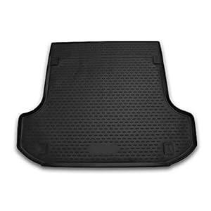 OMAC Kofferbakmat, geschikt voor de kofferbak, compatibel met Dacia Logan MCV II 2012-2020, 3D-pasvorm, hoge rand, antislipmat, TPE-mat, kofferbakmat, all-weather zwart