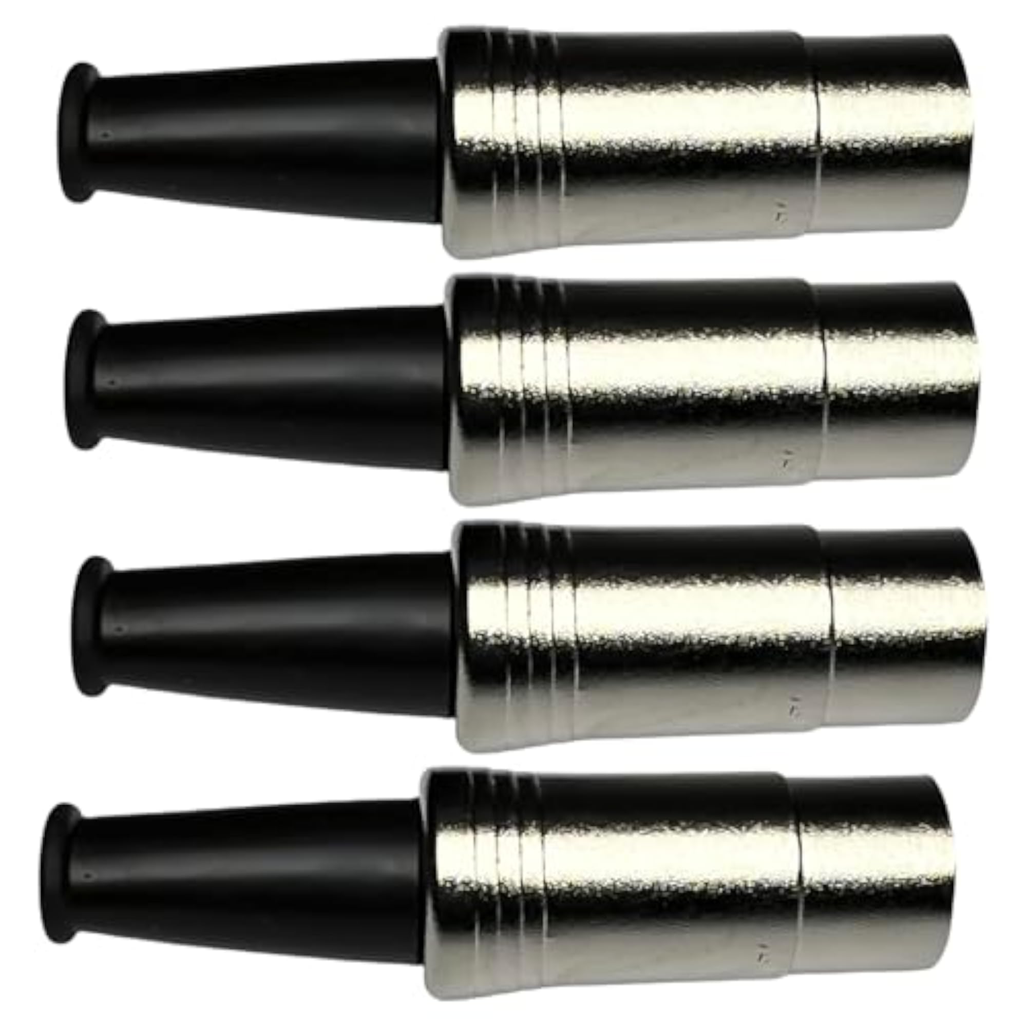 Metal Body 5 Pin DIN Male Plug MIDI Cable Connector, 4 Pack
