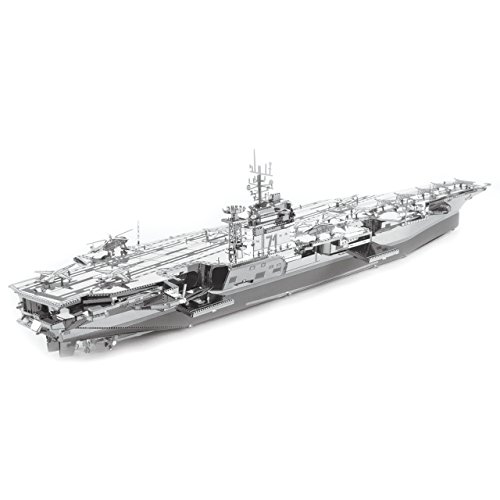 Maquette métal 3D USS Roosevelt CVN-71 pour décorer votre bureau