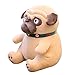 mangege Sable Doux Chien poupée Oreiller Coton Chien en Peluche Jouet Enfants Confort poupées Fourrure poupées Chien Shar Pei 35 cm