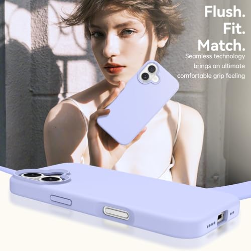 Telaso Case for iPhone 17, Liquid Silicone Soft Gel Rubber iPhone 17 Phone Case Slim Thin Phone Case with Microfiber Lining Protective Phone Cases Cover for Men Women, Purple by Telaso - Used condition - Image 5