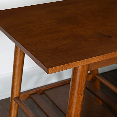 Linon Walnut Melissa Mid-Century End Table, Large #TOP5
