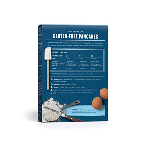 King Arthur Flour King Arthur Flour Gluten Free Pancake Mix, 15 Ounce (Pack Of 6) & Measure For Measure Flour, Gluten Free, 1 Pound #TOP3