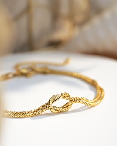 Image of Tarsus Love Knot Friendship Bracelets, Best Friend Jewelry Gifts for Women