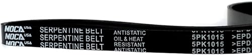 Miniatura 4 de 5PK1015 EPDM Cinturón de serpentina para Chevrolet Cavalier 2.2L, 95-99 para Dodge Avenger 2L, 86-89 para Ford Escort 1.9L, 88-92 para Mazda 626