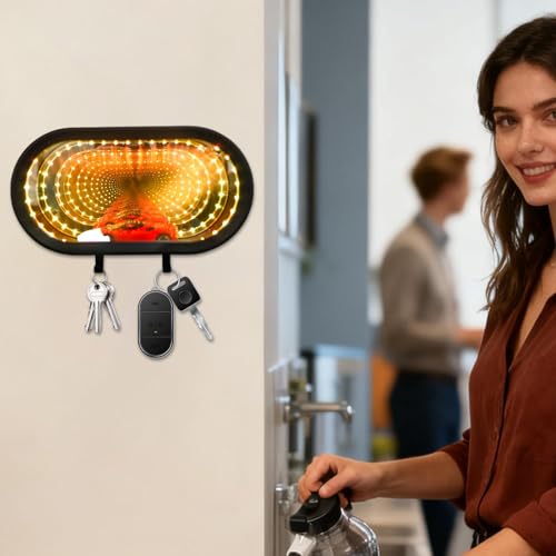 Gancho para llaves de coche con iluminacion LED automatica para interior 4