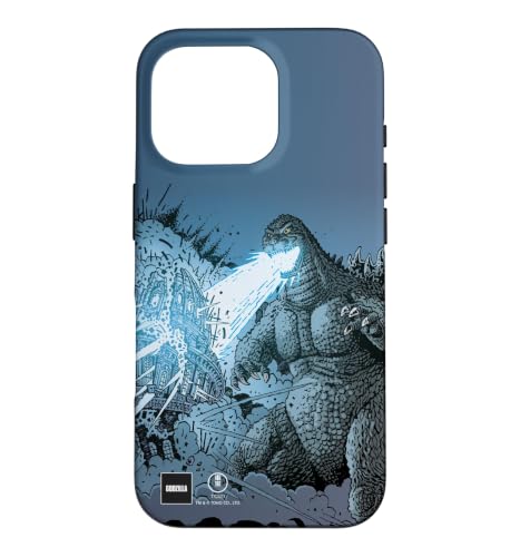 Godzilla Comic Art Heat Ray Attack Case for iPhone 16 Pro