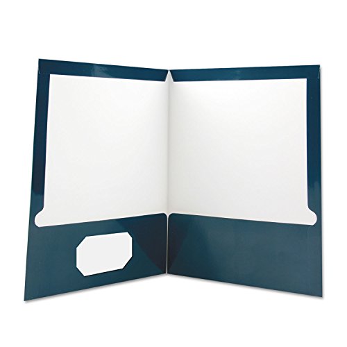 Universal laminé Two-pocket Folder Unv56418 évite les feuilles volantes et froissées