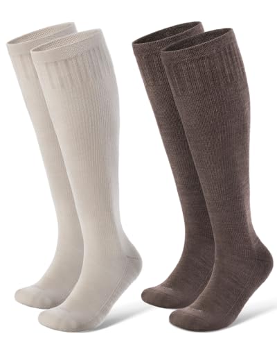 LEVSOX Merino Wool Compression Socks for Men & Women