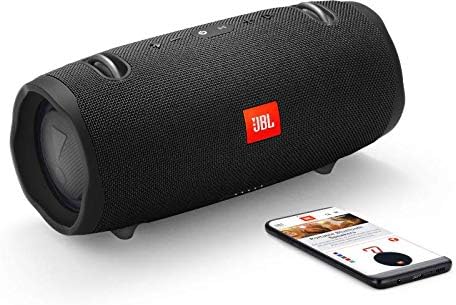 JBL Xtreme 2 Bluetooth Speaker with Rechargeable Battery Waterproof  Carry Strap included  Black