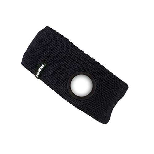 Earebel Black Sport Carneiro Warm Up Headband with Built-in Black Studio-Quality Headphones
