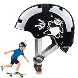 DUZSKJ Casco Ajustable para niñas niño y Adolescentes, Casco Bicicleta Bici niña niño Casco Protector para monopatín, Bicicleta, Patinete, Patines en línea y Ciclismo