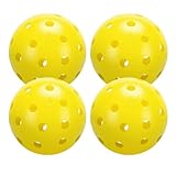 JOOLA Heleus Pickleballs - Competition Outdoor Pickleball Balls - USAPA Approved Balls for Tournaments - Durable Pickleballs for Indoor Play & Outdoor Courts - 4 Pack