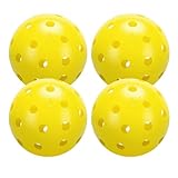 JOOLA Heleus Pickleballs - Competition Outdoor Pickleball Balls - USAPA Approved Balls for Tournaments - Durable Pickleballs for Indoor Play & Outdoor Courts - 4 Pack