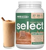 PEScience Select Vegan Protein Powder, Plant Based Protein Powder, Amazing Taste, Smooth Texture, Pea and Brown Rice Blend, Dairy Free, Lactose Free, Gluten Free - Cinnamon Delight, 27 Servings