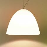 Mini-Pendelleuchte 1-Flammig Bell Größe: 21cm, Farbe: Weiß, Eigenschaften: Ohne Zugpendel