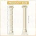 Yiaoyinnz 2Pcs Greek Columns Cardboard Pillars Cutouts Ancient Greek Party Decor for Birthday Medieval Renaissance Wall Photo Backdrop Photography Background Supplies